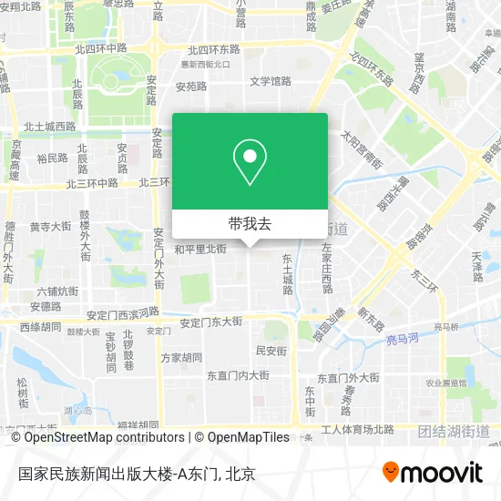 国家民族新闻出版大楼-A东门地图