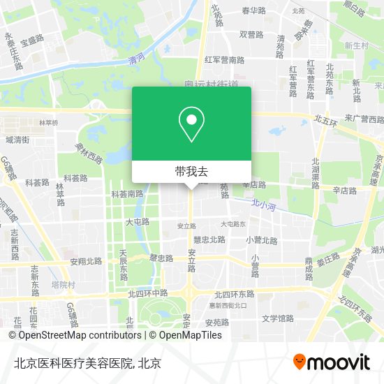 北京医科医疗美容医院地图