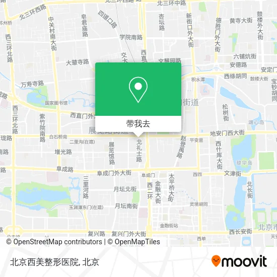 北京西美整形医院地图