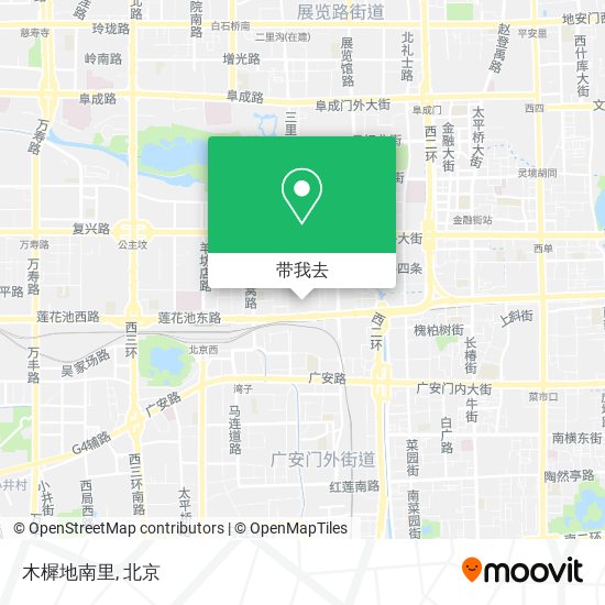 木樨地南里地图