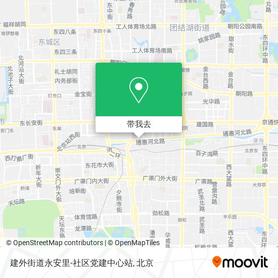 建外街道永安里-社区党建中心站地图