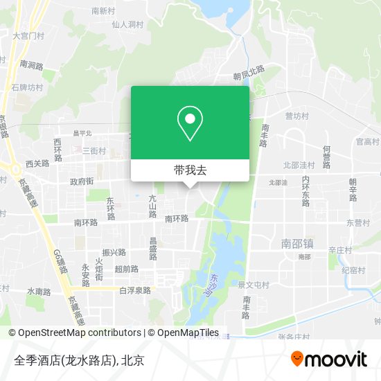 全季酒店(龙水路店)地图