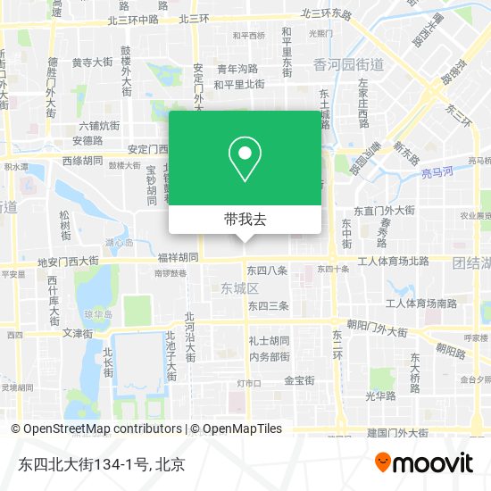 东四北大街134-1号地图