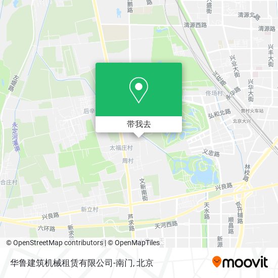 华鲁建筑机械租赁有限公司-南门地图
