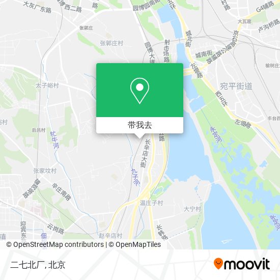 二七北厂地图