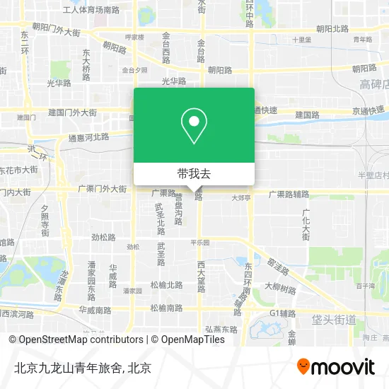 北京九龙山青年旅舍地图