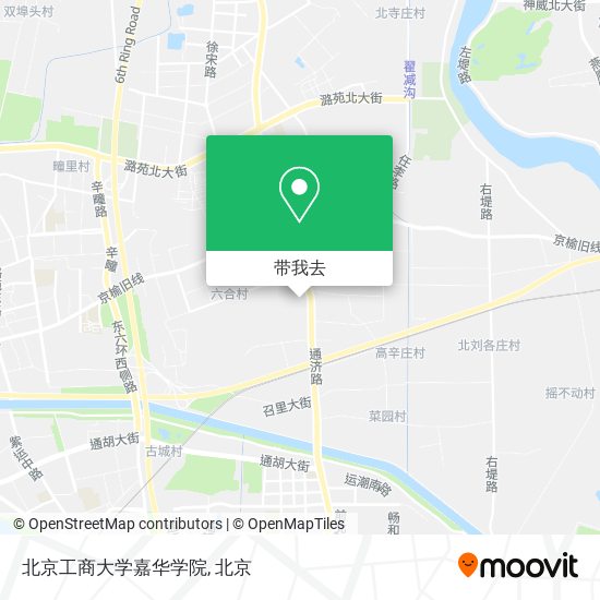 北京工商大学嘉华学院地图