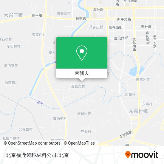 北京福鹿齿科材料公司地图