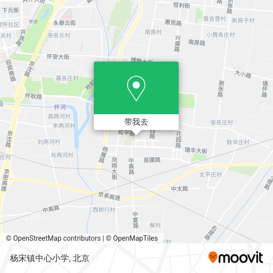 杨宋镇中心小学地图