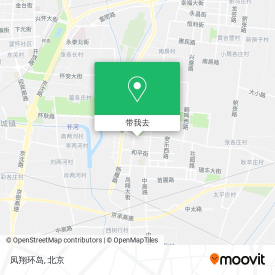 凤翔环岛地图