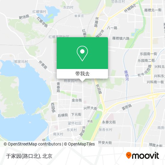 于家园(路口北)地图