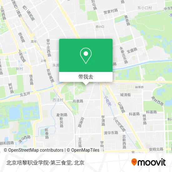 北京培黎职业学院-第三食堂地图