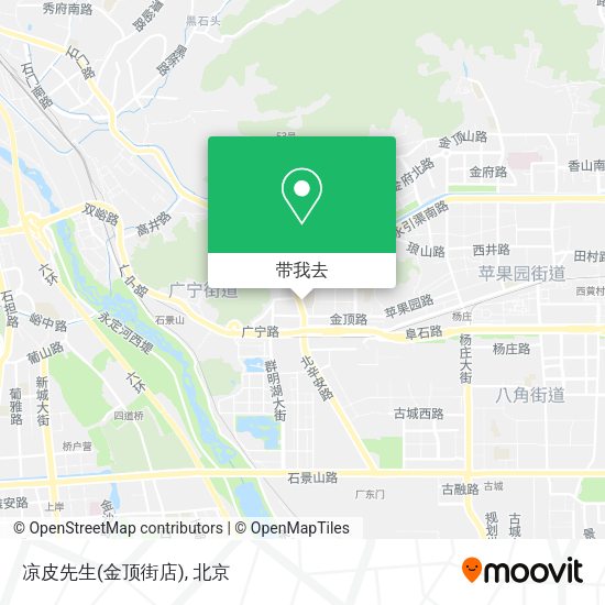 凉皮先生(金顶街店)地图