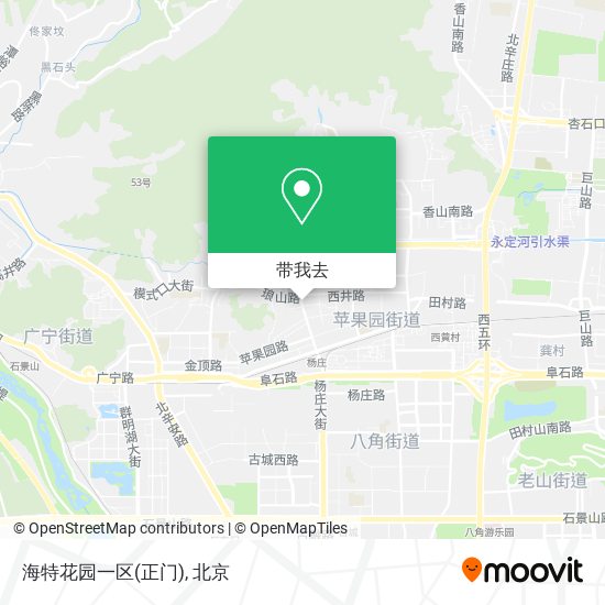 海特花园一区(正门)地图