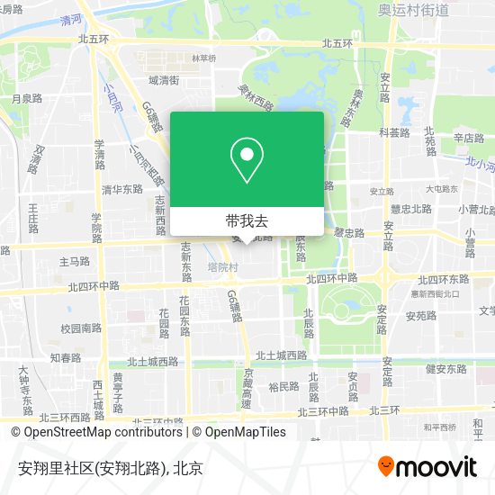 安翔里社区(安翔北路)地图