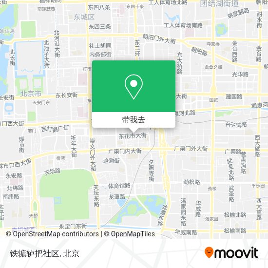 铁辘轳把社区地图