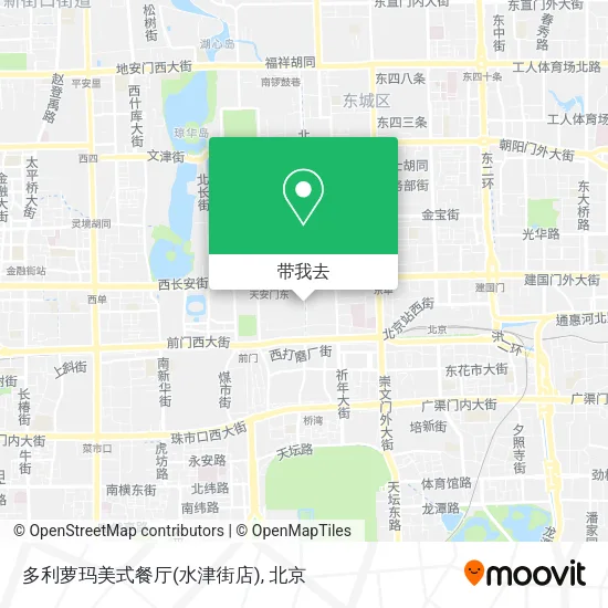 多利萝玛美式餐厅(水津街店)地图