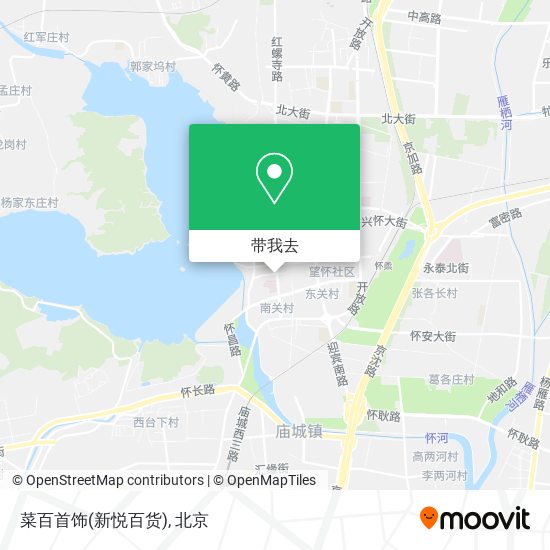 菜百首饰(新悦百货)地图