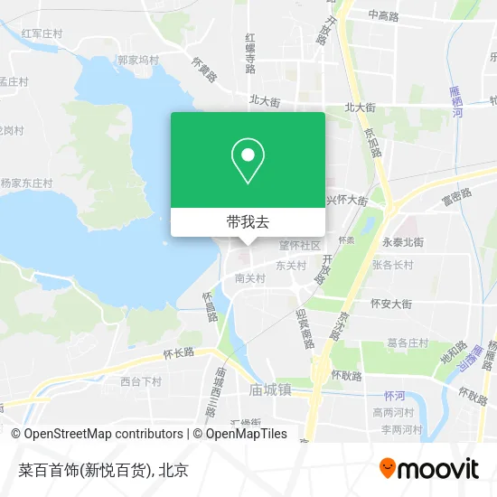 菜百首饰(新悦百货)地图