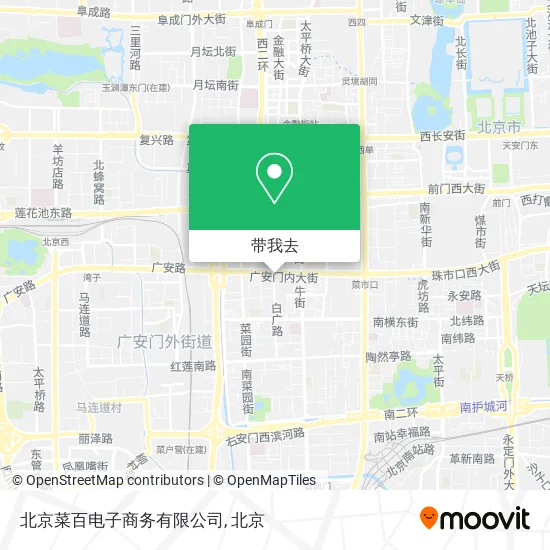 北京菜百电子商务有限公司地图