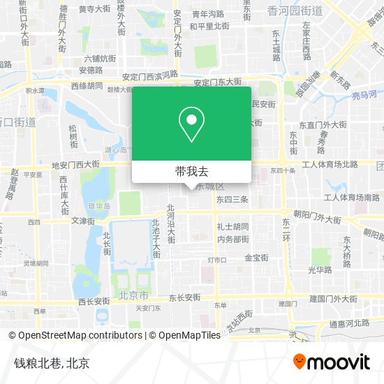 钱粮北巷地图