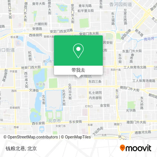钱粮北巷地图