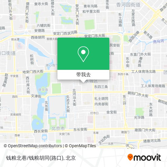 钱粮北巷/钱粮胡同(路口)地图