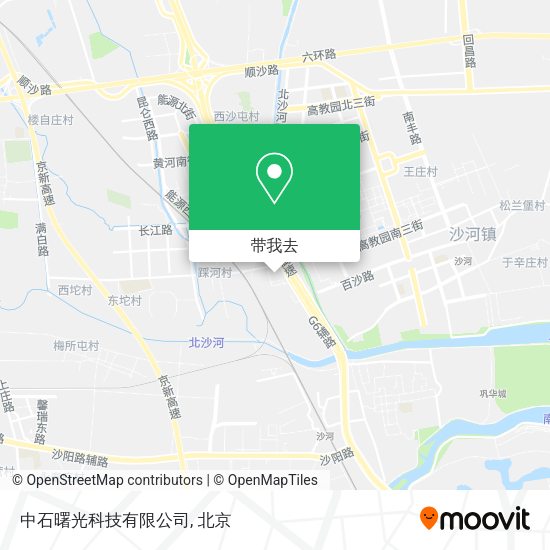 中石曙光科技有限公司地图
