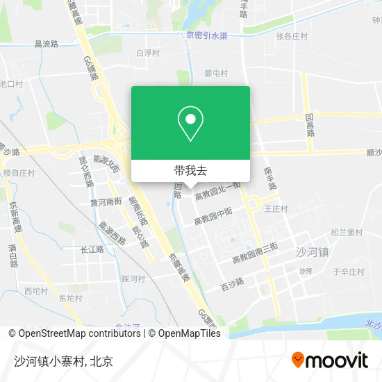 沙河镇小寨村地图