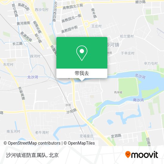 沙河镇巡防直属队地图