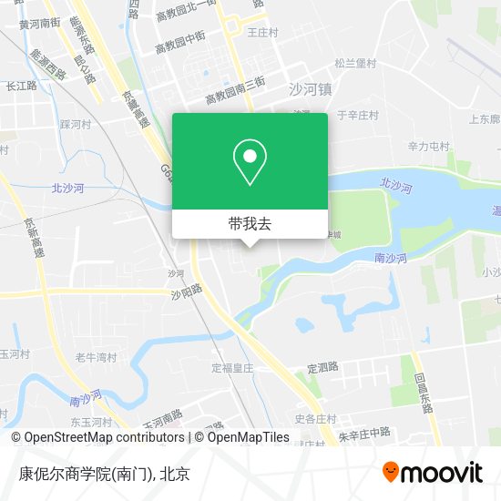 康伲尔商学院(南门)地图