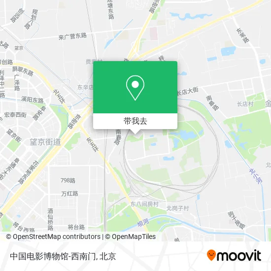 中国电影博物馆-西南门地图