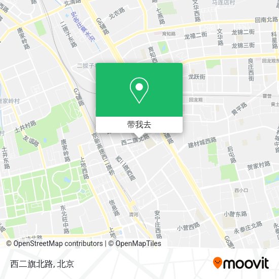 西二旗北路地图