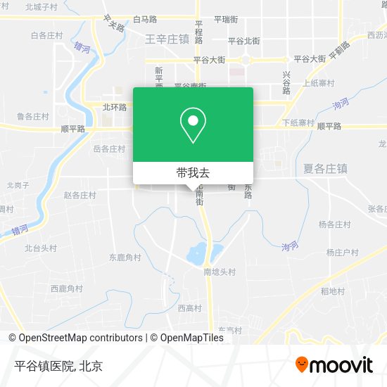 平谷镇医院地图