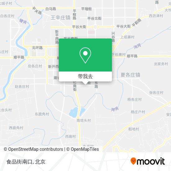 食品街南口地图