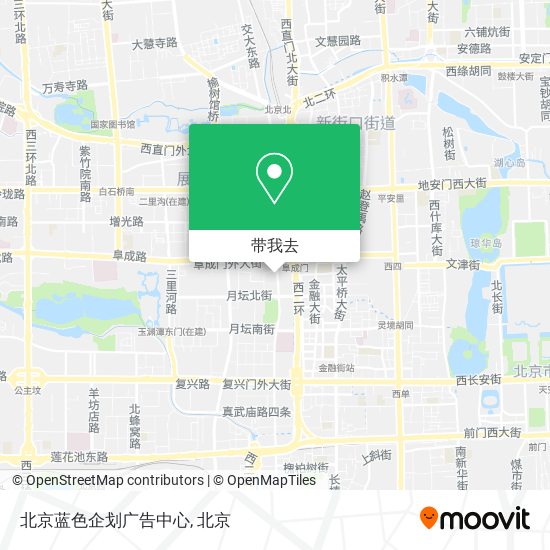 北京蓝色企划广告中心地图