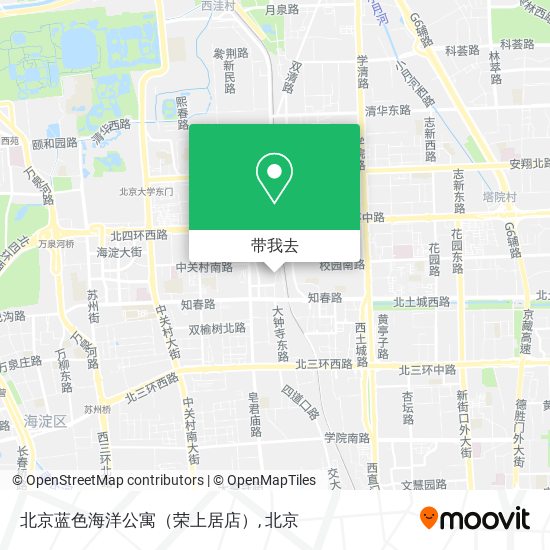 北京蓝色海洋公寓（荣上居店）地图