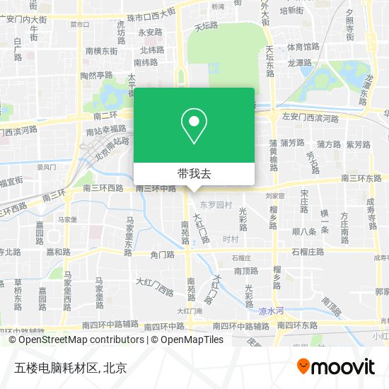 五楼电脑耗材区地图