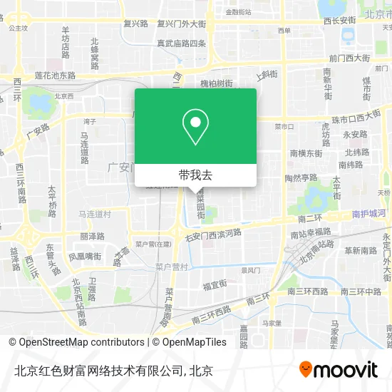 北京红色财富网络技术有限公司地图