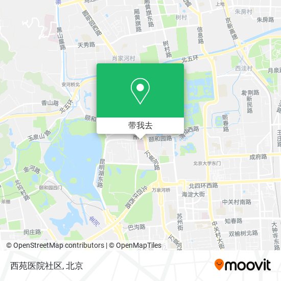 西苑医院社区地图