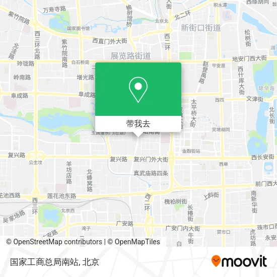 国家工商总局南站地图