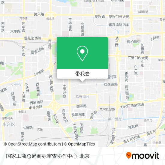 国家工商总局商标审查协作中心地图
