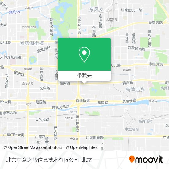 北京中意之旅信息技术有限公司地图