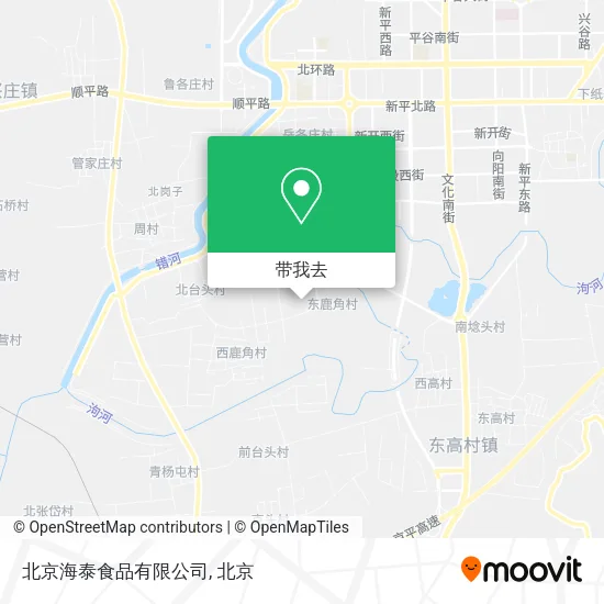 北京海泰食品有限公司地图