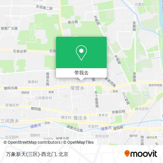 万象新天(三区)-西北门地图