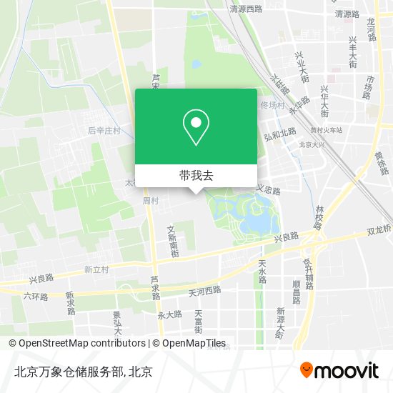 北京万象仓储服务部地图