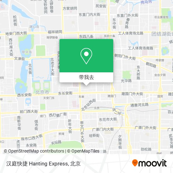 汉庭快捷 Hanting Express地图