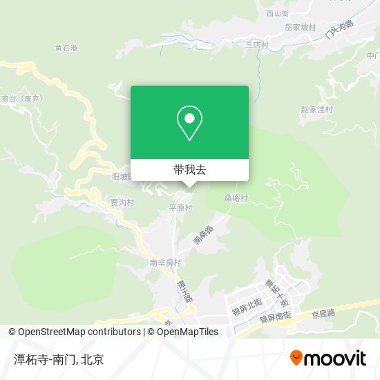 潭柘寺-南门地图