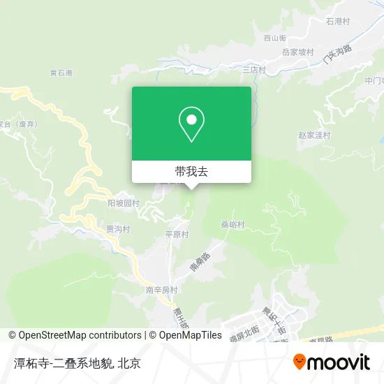 潭柘寺-二叠系地貌地图