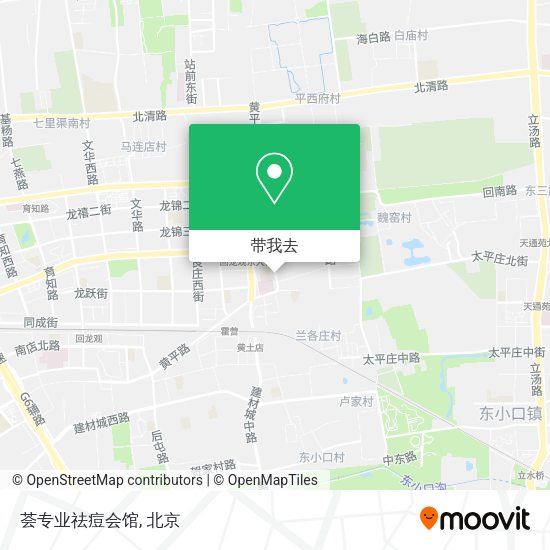 荟专业祛痘会馆地图